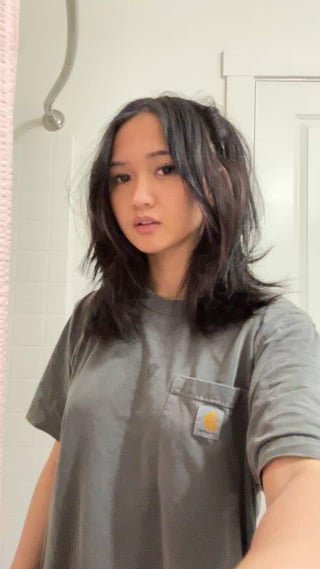 i’m just a cute asian student wanting to show myself off for the night ☺️🙈